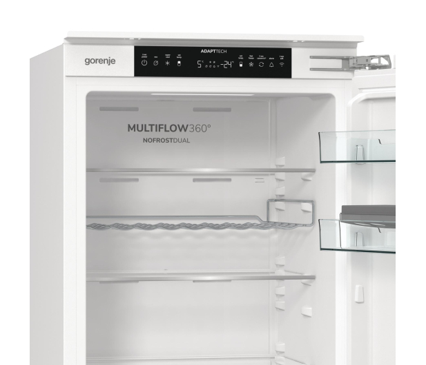 Lodówka do zabudowy Gorenje NRKI517E62WF No Frost 177,2cm 35dB Zawiasy Nożycowe WiFi 252L - 1327477 - zdjęcie 7